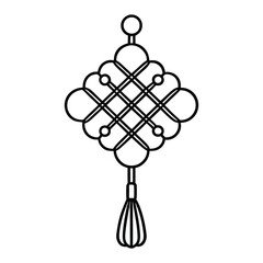 illustration of a chinese day chinese Knot