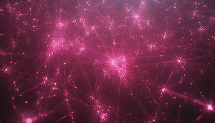 Fototapeta premium Abstract pink network connection background. Ideal for technology, communication, and connectivity concepts. Use as a backdrop for websites, presentations or social media.
