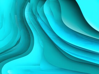 abstract turquoise wavy background