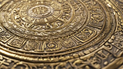 Ancient Byzantine Empire Coin: Intricate Designs and Economic Power in Photorealistic Detail