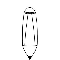 illustration of a pencil