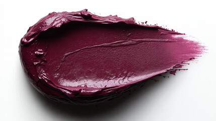 Fototapeta premium Deep Plum Lipstick Swatch 
