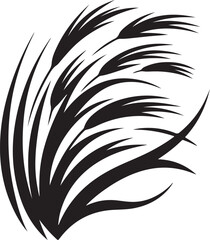 Wild grass silhouette vector EPS file. Perfect for nature, landscaping, and eco-friendly designs. Scalable, clean, and ideal for creative projects.