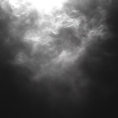 Obraz premium Dark Gray Clouds Illuminated by Light