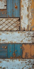 rusty wood metal background