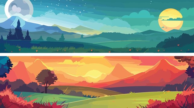 Professional Website Banners and Headers Template for Easy Editing in Vector Format