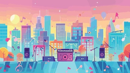 Music City Landscape Infographic Background Car 4341fa11 52fc 49dc a86f 591f97be2390 0