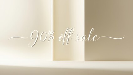 90% Off Sale
