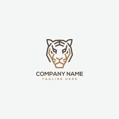 tiger logo vector design concept
