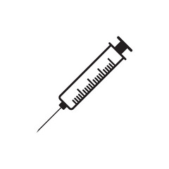 syringe icon , inject icon vector