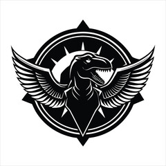 eagle shield with wings