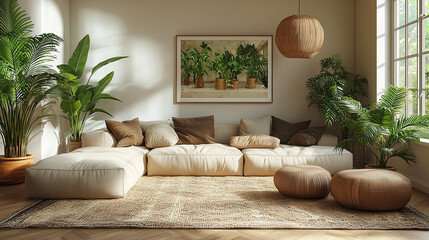 A mixed bohemian and Scandinavian