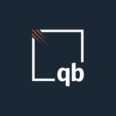 initial monogram logo with square style design.