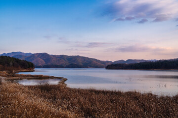 Obraz premium 호수