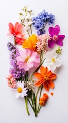 A Stunning Bouquet of Colorful Flowers, A Celebration of Nature's Beauty.  A Vibrant Floral Arrangement, Perfect for Home Decor or a Gift.