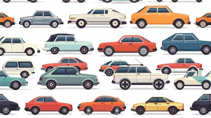 Diverse Range of Cars Including Sedan and SUV Models