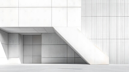 Obraz premium linear composition with sharp contrasts and balanced spacing for professional visuals 