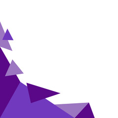 Abstract Triangle Shape Corner