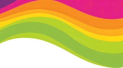 Fototapeta premium Abstract wavy design with vibrant colors in a flowing pattern.