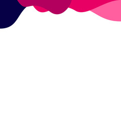 Obraz premium Business Wavy Shape Header Border