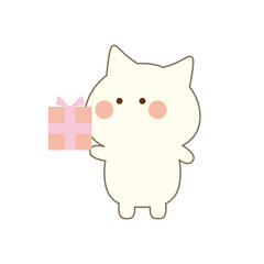 白猫（プレゼント）