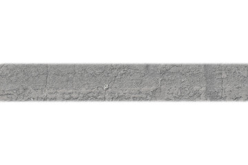 Old is asphalt road isolated, top view.