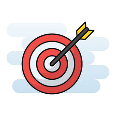 Target vector icon