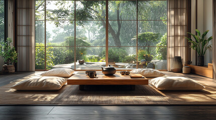 Japanese living room style