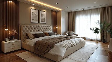 Fototapeta premium Luxury bedroom