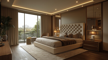 Fototapeta premium Luxury bedroom