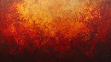 Obraz premium A fiery blend of reds, oranges, and yellows with slight texture, evoking the look of flames.
