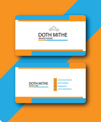 Business card design in illustrator 
