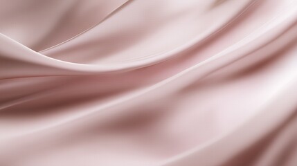 Soft Pink Silk Draped Fabric Texture Background