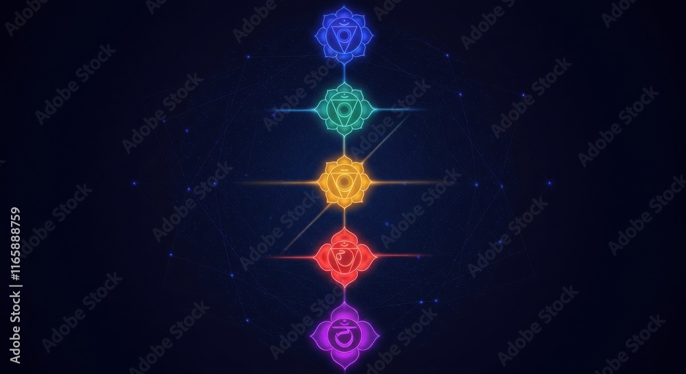 Poster 3d abastack background Abstact hexagon background in memphis style 3d style a dynamic minimalist modern abstact background illuminated cube 3d on blue background