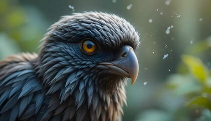 portrait of a vulture