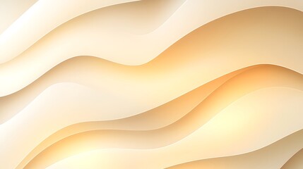 Abstract Beige Waves Soft Gradient Background Design
