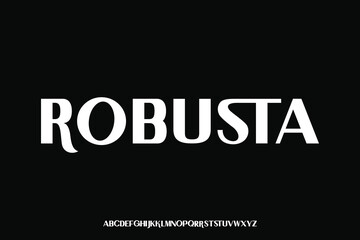 Display alphabet font vector design suitable for headline, poster, logo, magazine and many more