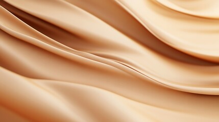 Abstract Draped Fabric Soft Beige Hues Texture