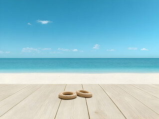 Obraz premium Summer Beach 3D Render