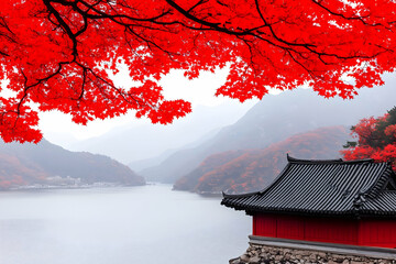 Autumn Landscape Illustration