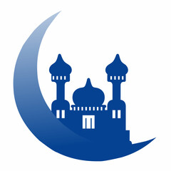 mosque vector design for ramadan, eid and other islamic themes