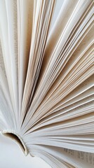 A Detailed Close-up View of Open Book Pages - A Timeless Graphic Design