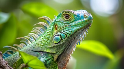 Fototapeta premium beautiful Iguana