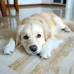 Golden Retriever Dog Realistic Image