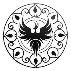 abstract floral design