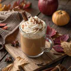 Whipped Cream on Hot Apple Cider