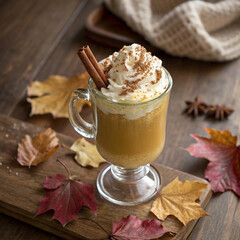 Whipped Cream on Hot Apple Cider