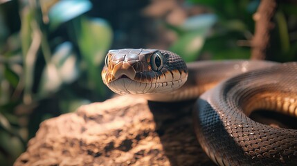 Fototapeta premium Pure Snake Habitat Photography