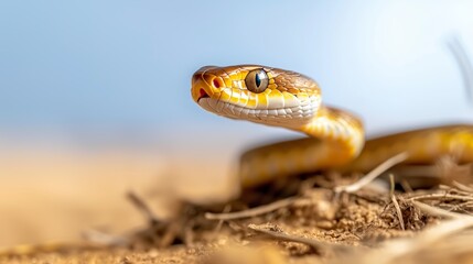 Obraz premium Natural Snake Life Simple Scene