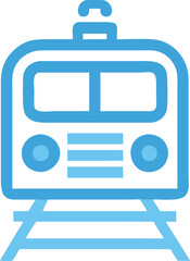 Train Icon - Smooth and Simplistic Public Transport Symbol